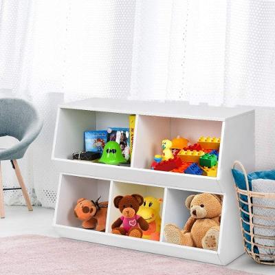 Organizador Infantil Heitor 1 Porta 4 Gavetas MDF 80cm Branco Woodcore