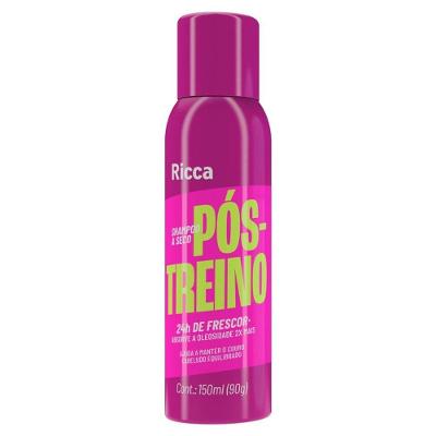 Shampoo a Seco Pós-Treino Absorção 2x Oleosidade 150ML Ricca