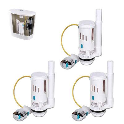 Kit 3 Mecanismos de Descarga Caixa Acoplada SU-ACO2 Duplo Branco Leva Pra Casa