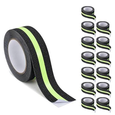 Kit 13 Fitas Antiderrapantes Adesivas 5M Faixa Fluorescente Preta Leva Pra Casa