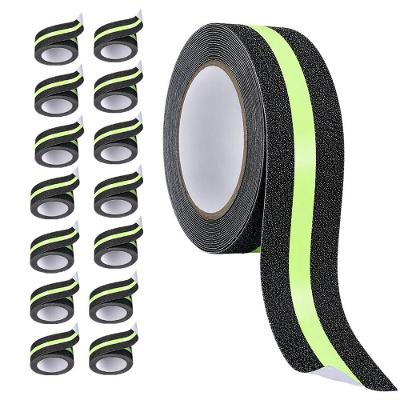 Kit 14 Fitas Antiderrapantes Adesivas 5M Refletiva Degrau Rampa Preto Leva Pro Pet