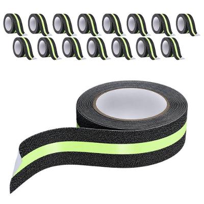 Kit 15 Fitas Antiderrapantes SU-NOSA1 5M Faixa Fluorescente Preta Leva Pra Casa