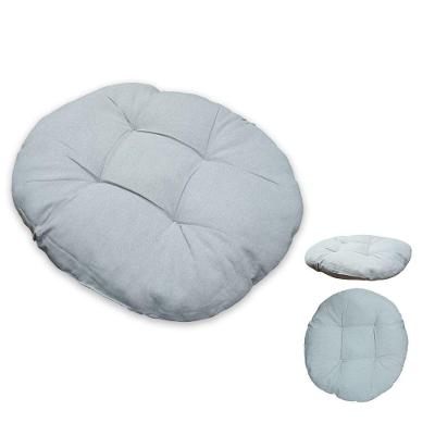 Almofada Futton Redonda SU-STO2 Assento de Algodão Cinza Leva Pra Casa