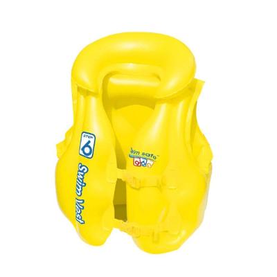 Boia Colete Inflável Infantil Premium Flutuação Segura Amarelo Mor