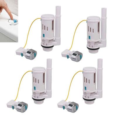 Kit 4 Mecanismos de Descarga Caixa Acoplada SU-ACO2 Duplo Branco Leva Pra Casa