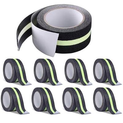 Kit 9 Fitas Antiderrapantes SU-NOSA1 5M Refletiva Degrau Preta Leva Pra Malhar