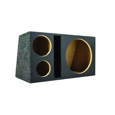 Caixa RLP Vazia Alto Falante 12 + 1 Driver + 1 Tweeter Acarpetada Duto Rasgado Caixaria
