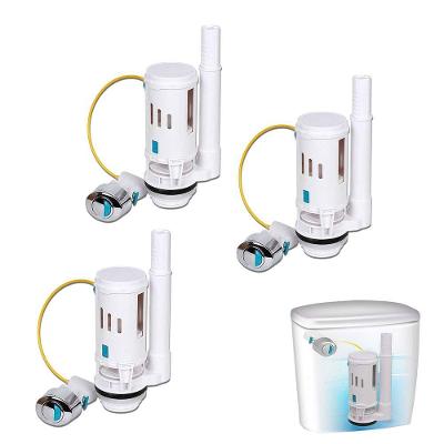 Kit 3 Reparos Caixa Acoplada SU-ACO2 Dual Flush Cromado Branco AB Mídia