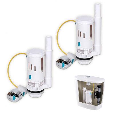 Kit 2 Mecanismos Reparo Caixa Acoplada SU-ACO2 Dupla Descarga Branco Leva Pra Casa