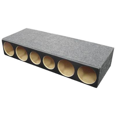 Caixa Vazia 4x2 PC para 4 Cornetas e 2 Tweeters Acarpetada Caixaria