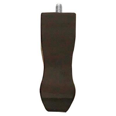 Pé para Móveis D'Rossi Pardal D10 Eucalipto 10cm Rosca Metal Tabaco