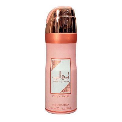 Desodorante Ameerat Al Arab Prive Rose Floral Frutal 200ML Lattafa