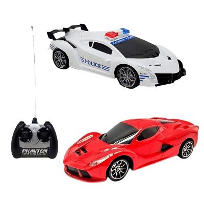 Carrinho de Controle Remoto Escala 1:16 Design Realista Branco Ferrari