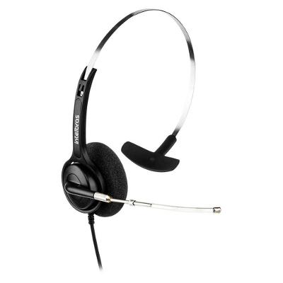 Headset Intelbras THS 40 USB Plug And Play com Microfone Removível