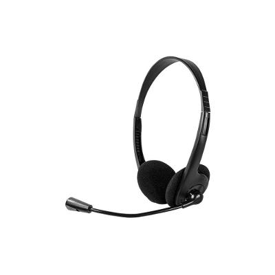 Headset com Fio Multi HF100 P2 180cm 30mm 100MW Mic Flexível Preto