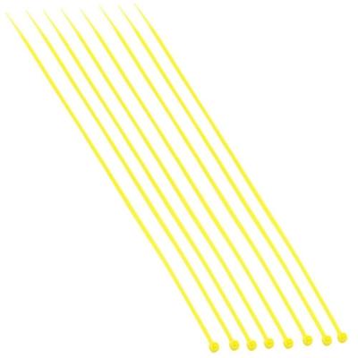 Abraçadeiras de Nylon Amarela 3,6x150mm 50 Unidades PA66 Brasfort 7300