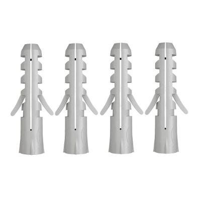 Bucha S6 com Aba e Escápula 4 Peças Nylon Expansão 600572 Fischer