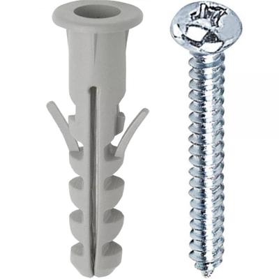 Bucha de Nylon 7mm com Parafuso Auto Atarraxante Cabeça Panela PMB719 Foxmix