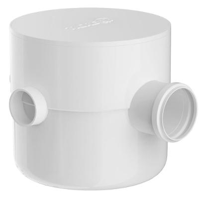 Caixa Sifonada CB 134 Tampa Redonda 250x230x75mm Branca Tigre