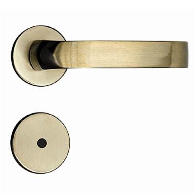 Conjunto de Fechadura Ravena 1420-28RO Banheiro Roseta Oxidada Zamac Bronze Silvana