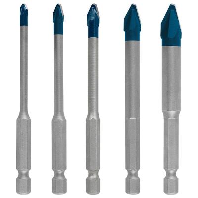 Conjunto de Brocas Expert Hex9 Hard Ceramic para Azulejos 5 Peças Bosch