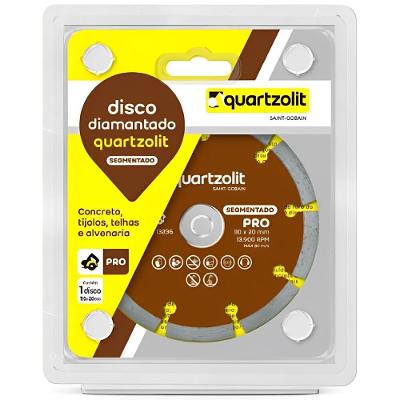 Disco Diamantado Segmentado 110x20mm 13.900 RPM 0593.00149.0001CX Quartzolit