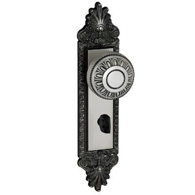 Fechadura Interna Colonial 3700-104Z Porta de Madeira Zamac Latão Oxidado Aliança Importação