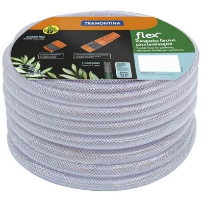 Mangueira para Jardim Flexível em PVC com Engate 10M 79182106 Tramontina