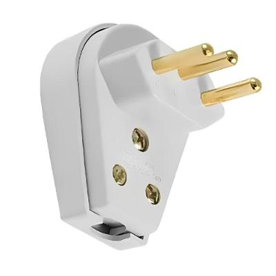Pino Prensa de Cabo Gigante 2P+T 20A 250V 1417 Cinza Ilumi Materiais Elétricos