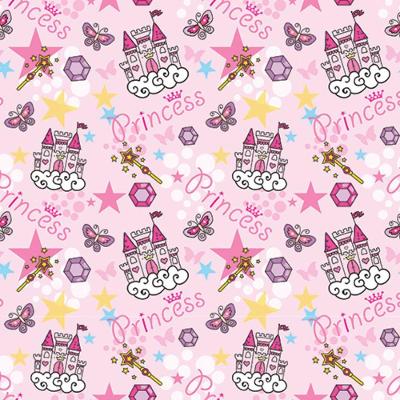 Papel de Parede Autoadesivo Contact Castelo da Princesa 240001C Rolo 45CM X 2M Rosa