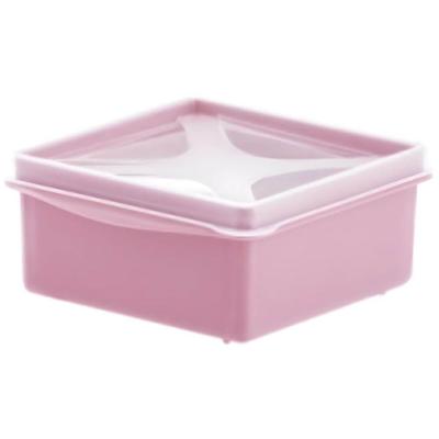 Organizador Multiuso Quadrado Baixo 260ML Plástico Livre de BPA Top Line UD