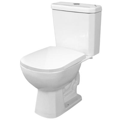 Kit Bacia com Caixa Acoplada e Assento Square Quadrado Duo Flow Polipropileno Branco Lorenzetti