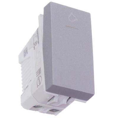 Módulo Pulsador Campainha Orion 10A 220V 1M Termoplástico ABS-UV Alumínio Grafite Steck
