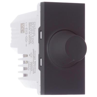 Módulo Dimmer Rotativo 110V-220V LED Grafite Orion S70720199 Steck