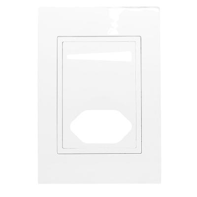 Placa 4x2 com Interruptor e Tomada com Suporte RVB-1300-78 Ravenna