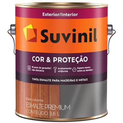 Tinta Esmalte Sintético Brilhante para Madeira e Metal 3,6L Laranja Suvinil