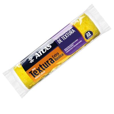 Rolo de Textura Extra Rústica Espuma 23CM 110-55 Amarelo Pincéis Atlas