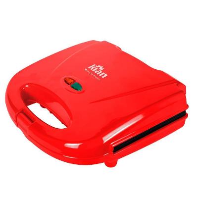 Sanduicheira Grill Kian 23260 com Revestimento Antiaderente 750W Vermelha 110V