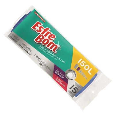 Saco para Lixo Esfrebom BT312 150L Rolo com 15 Unidades Bettanin