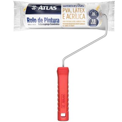 Rolo Anti Respingo AT773-15 Microfibra 10mm 15cm Pincéis Atlas