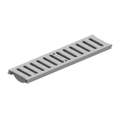 Ralo Grelha de Piso 13x50cm Anti UV Até 10 Toneladas Cinza Tigre