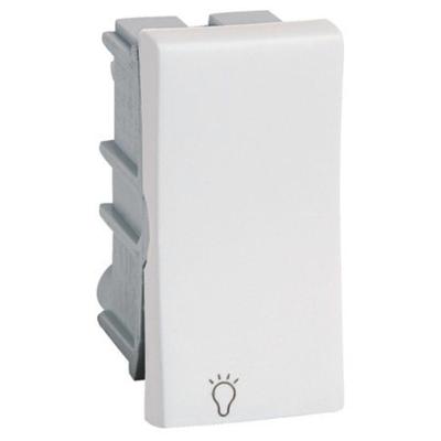 Pulsador 611003BC 2A 250V para Sinalizadores Luzes e Dispositivos Baixa Potencia Branco Pial