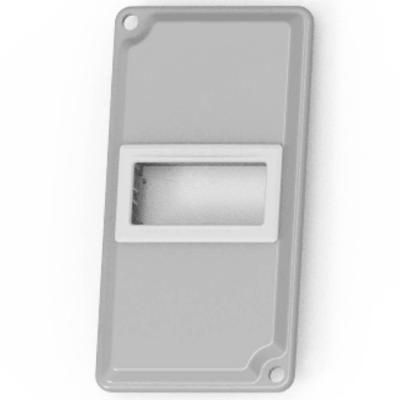 Tampa de Alumínio 1 Posto Horizontal E011020692 sem Pintura Inox Wetzel