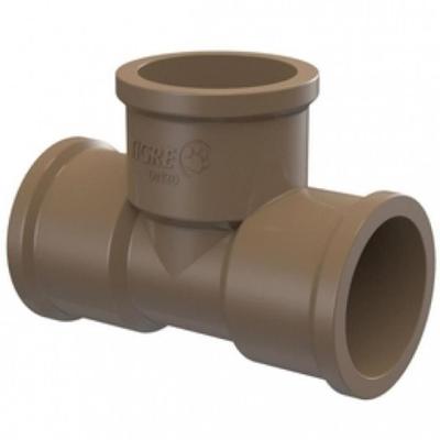 Tê 90 graus  Graus Soldável 20mm Água Fria Instalações Prediais 22200216 Tigre