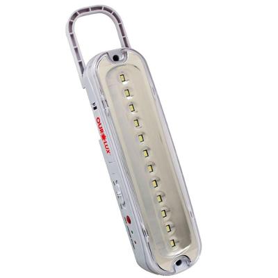 Luminária de Emergência 01982A Bivolt 12 Superleds 2W Multiuso Branco Ourolux