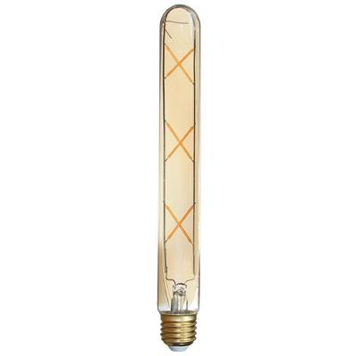 Lâmpada LED Vintage Tubo T300 6W Bivolt 2400K Amarelo Ourolux