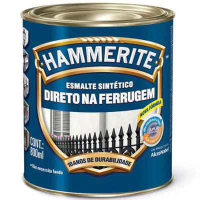 Esmalte Sintético Antiferrugem Hammerite Brilhante 800ML Dourado Coral