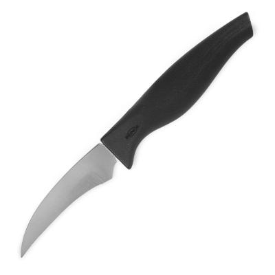 Faca para Descascar Frutas Cross 2556-313 Aço Inoxidável Cabo Preto Brinox