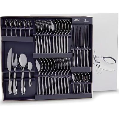 Faqueiro Lyon 42 Peças Aço Inox Polido com Brilho Extra para Mesa Posta Inox Brinox