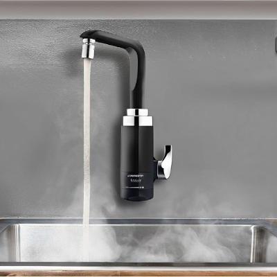 Torneira Elétrica Essence de Parede 220V 5500W Preta Cromada Lorenzetti